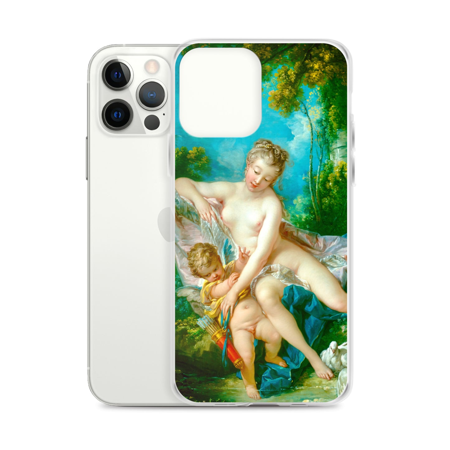 The Bath of Venus by François Boucher {Clear Case for iPhone}