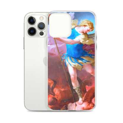 St. Michael by Artist Luca Giordano [Clear Case for iPhone]