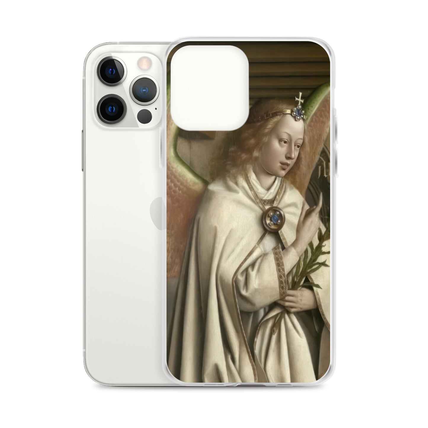 Archangel Gabriel passes the Message to Maria by Jan Van Eyck [Clear Case for iPhone]