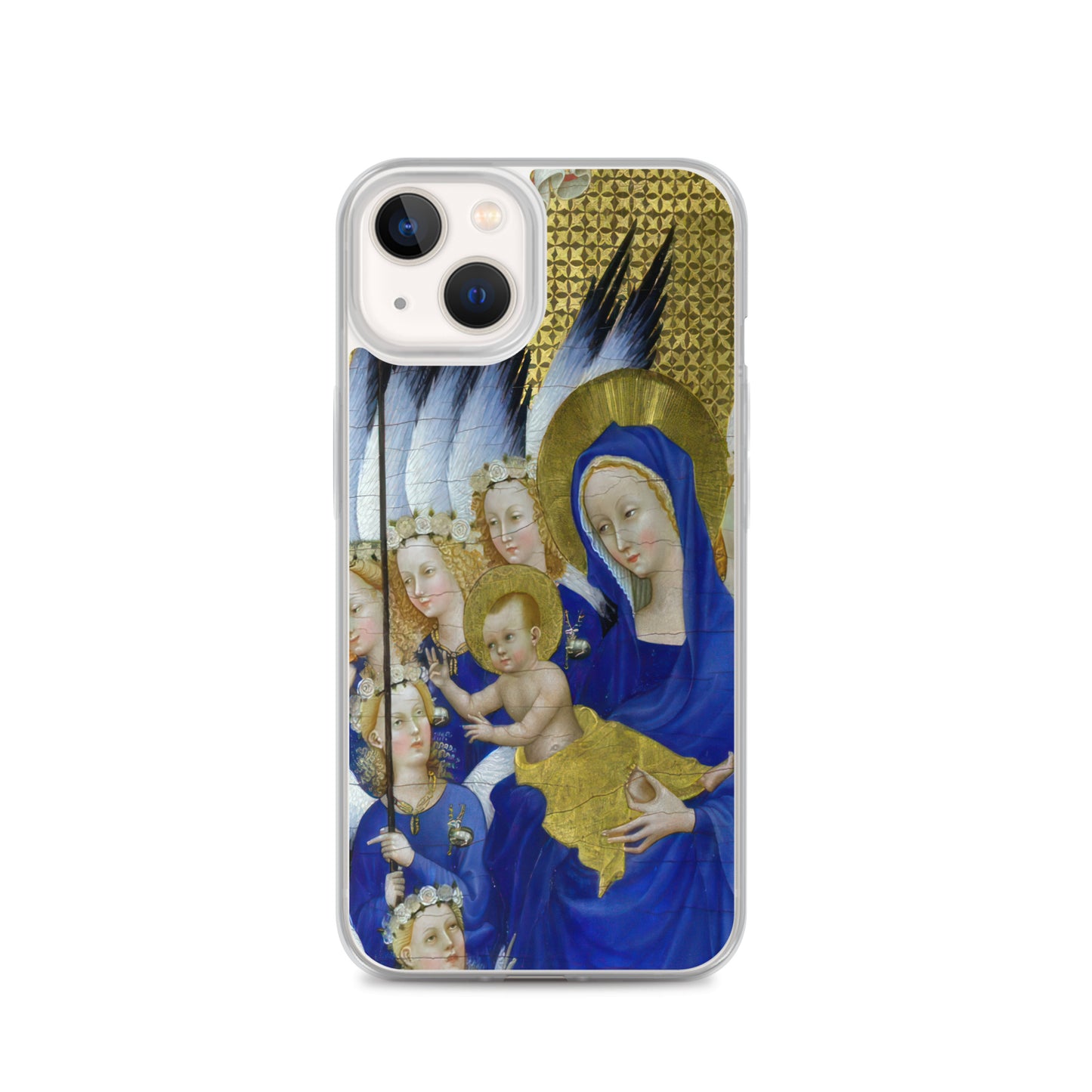 Virgin and Child with Angels by Wilton Diptych [Clear Case for iPhone]