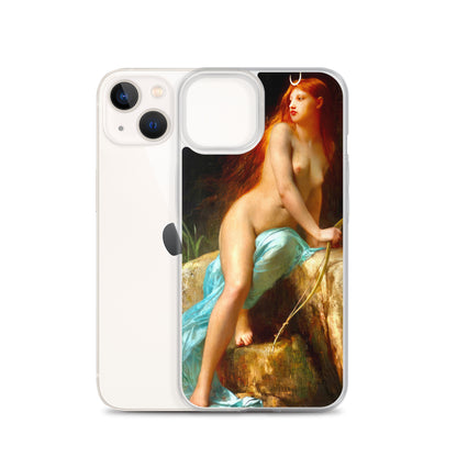 Diana Goddess of the Hunt by Jules Lefebvre [Clear Case for iPhone]