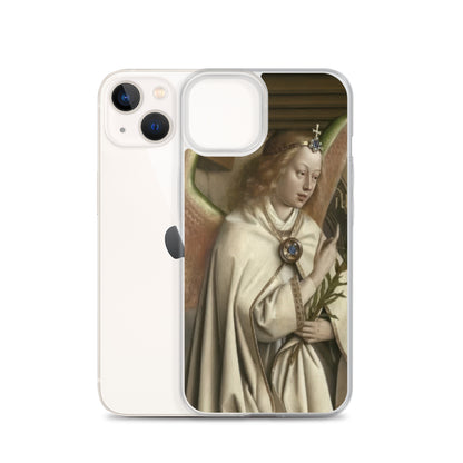 Archangel Gabriel passes the Message to Maria by Jan Van Eyck [Clear Case for iPhone]