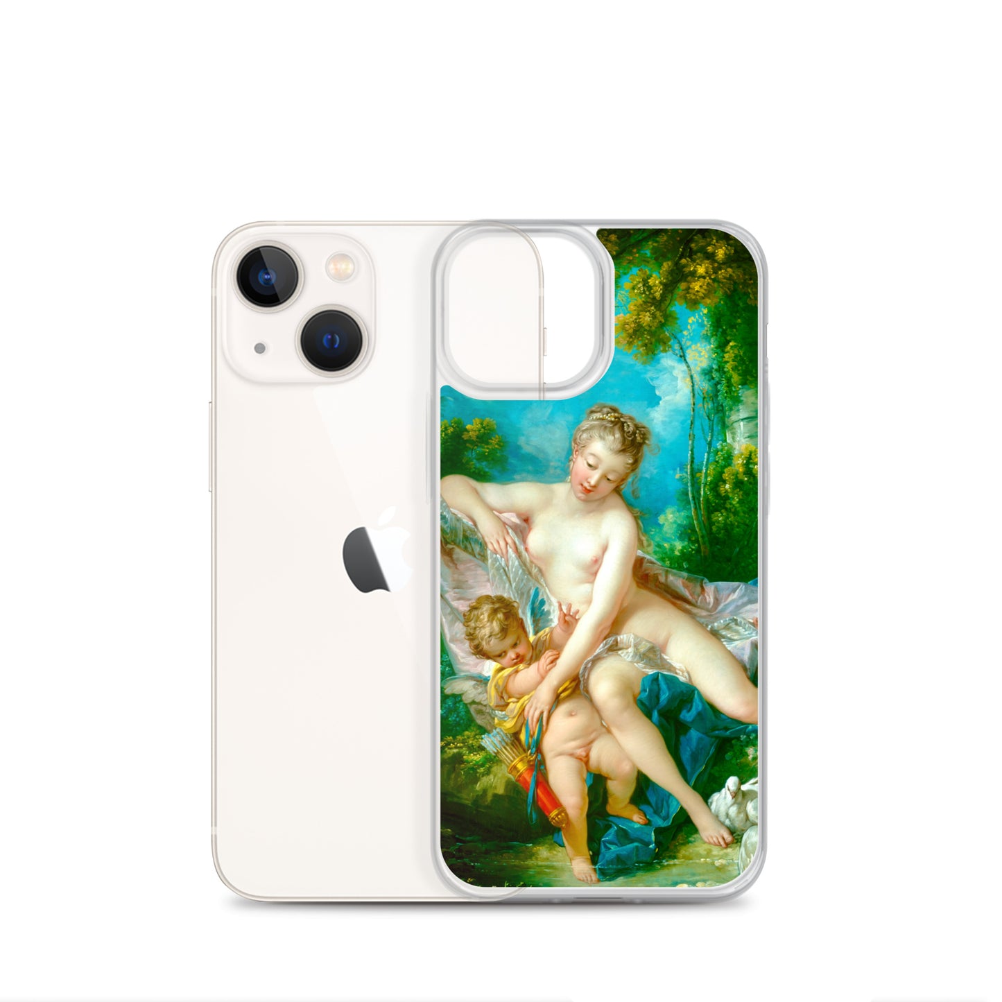 The Bath of Venus by François Boucher {Clear Case for iPhone}