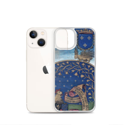 Blue Manuscript [Clear Case for iPhone]