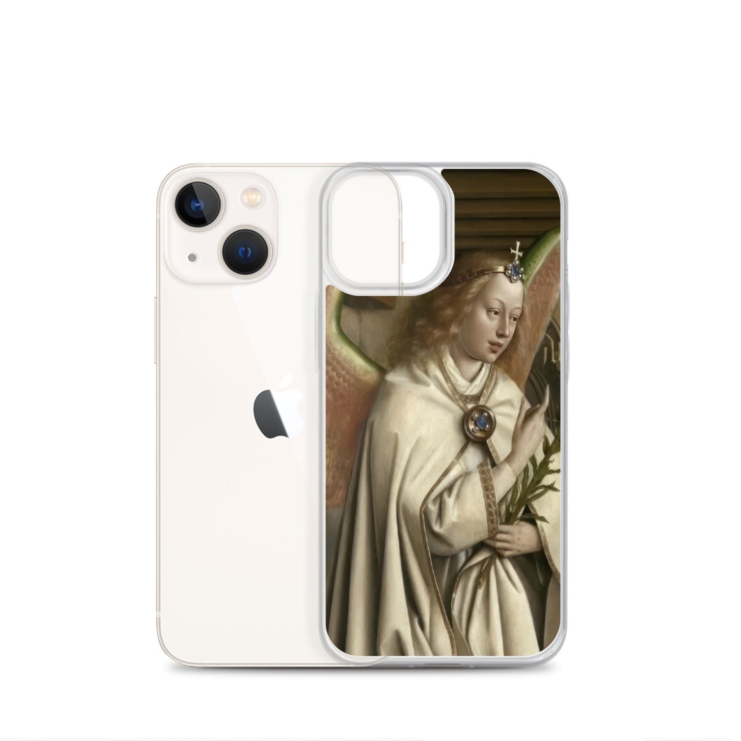 Archangel Gabriel passes the Message to Maria by Jan Van Eyck [Clear Case for iPhone]