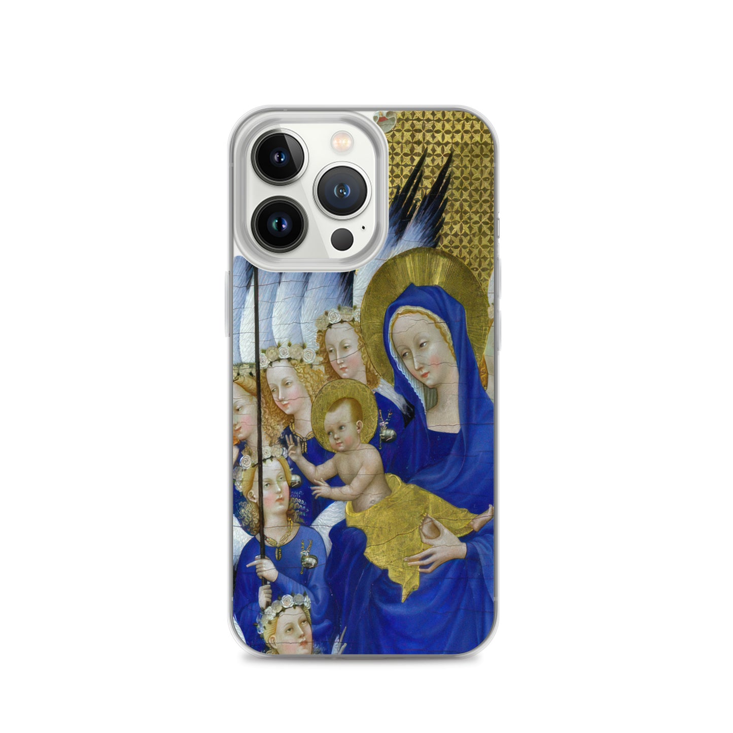 Virgin and Child with Angels by Wilton Diptych [Clear Case for iPhone]