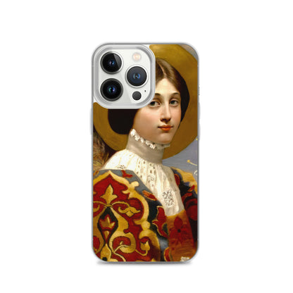 Angel Gabriel of Annunciation by Eleanor Fortescue-Brickdale [Clear Case for iPhone]