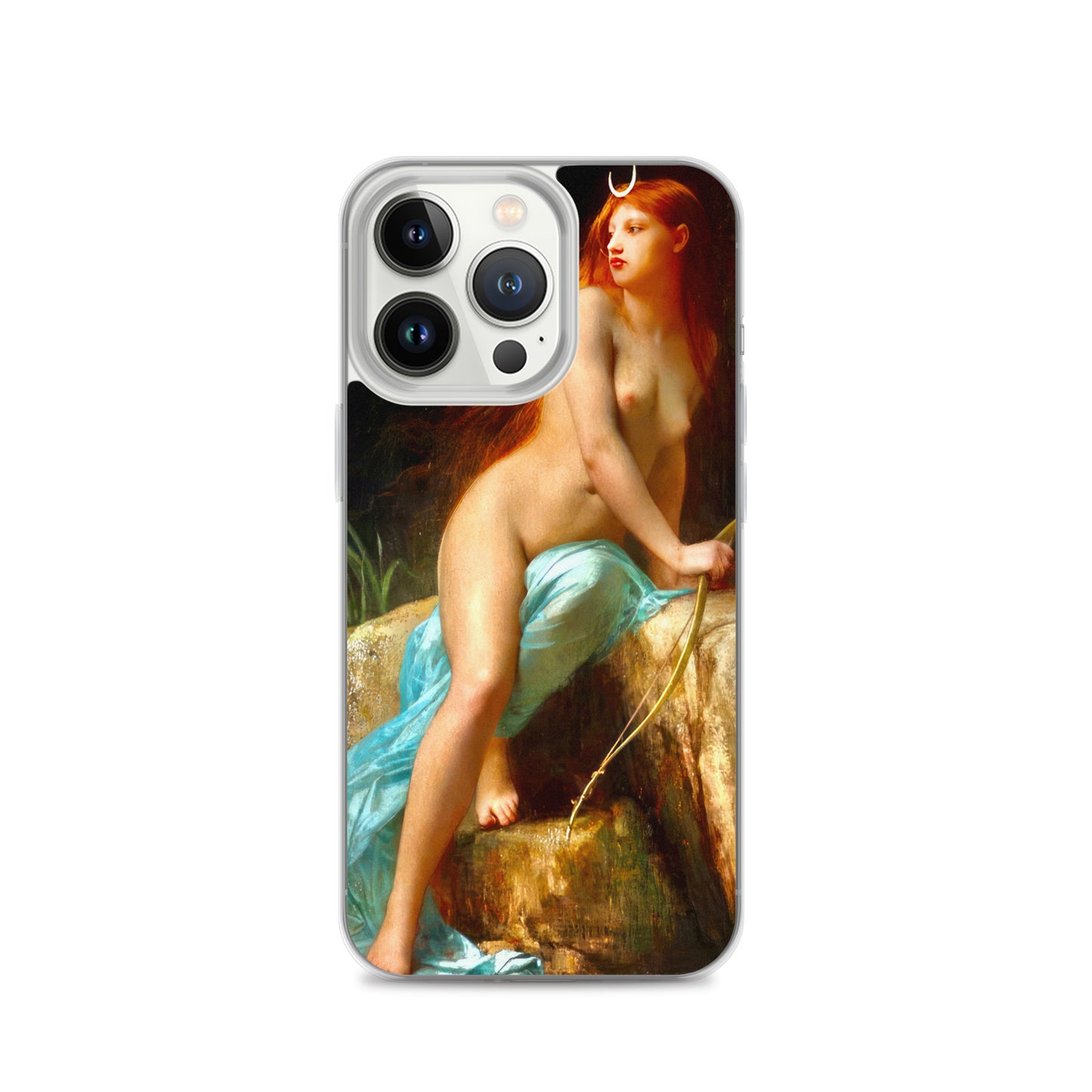 Diana Goddess of the Hunt by Jules Lefebvre [Clear Case for iPhone]