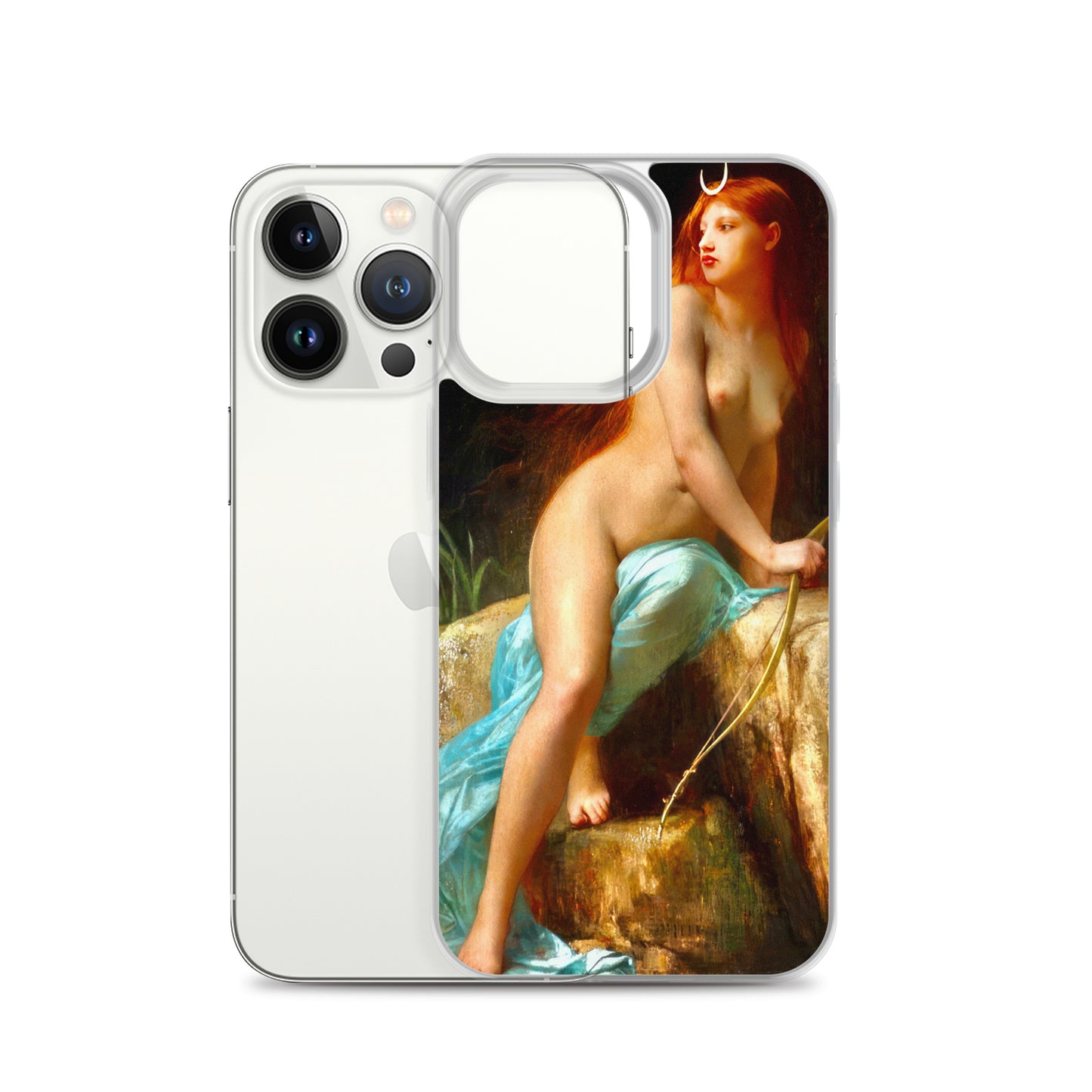 Diana Goddess of the Hunt by Jules Lefebvre [Clear Case for iPhone]