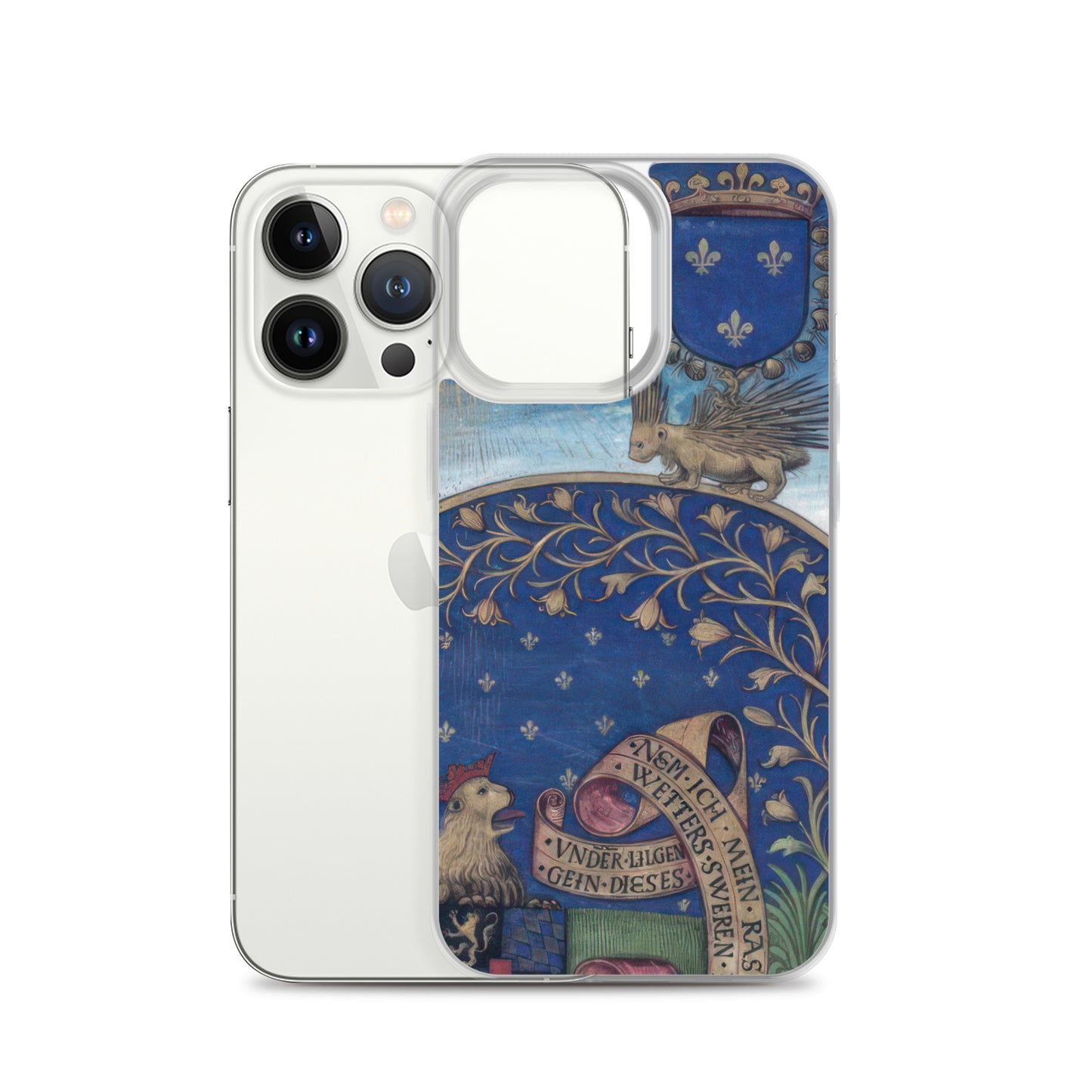 Blue Manuscript [Clear Case for iPhone]