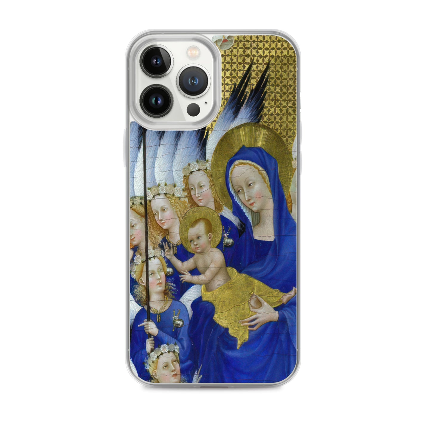 Virgin and Child with Angels by Wilton Diptych [Clear Case for iPhone]