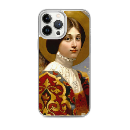 Angel Gabriel of Annunciation by Eleanor Fortescue-Brickdale [Clear Case for iPhone]