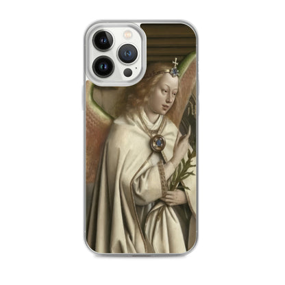 Archangel Gabriel passes the Message to Maria by Jan Van Eyck [Clear Case for iPhone]