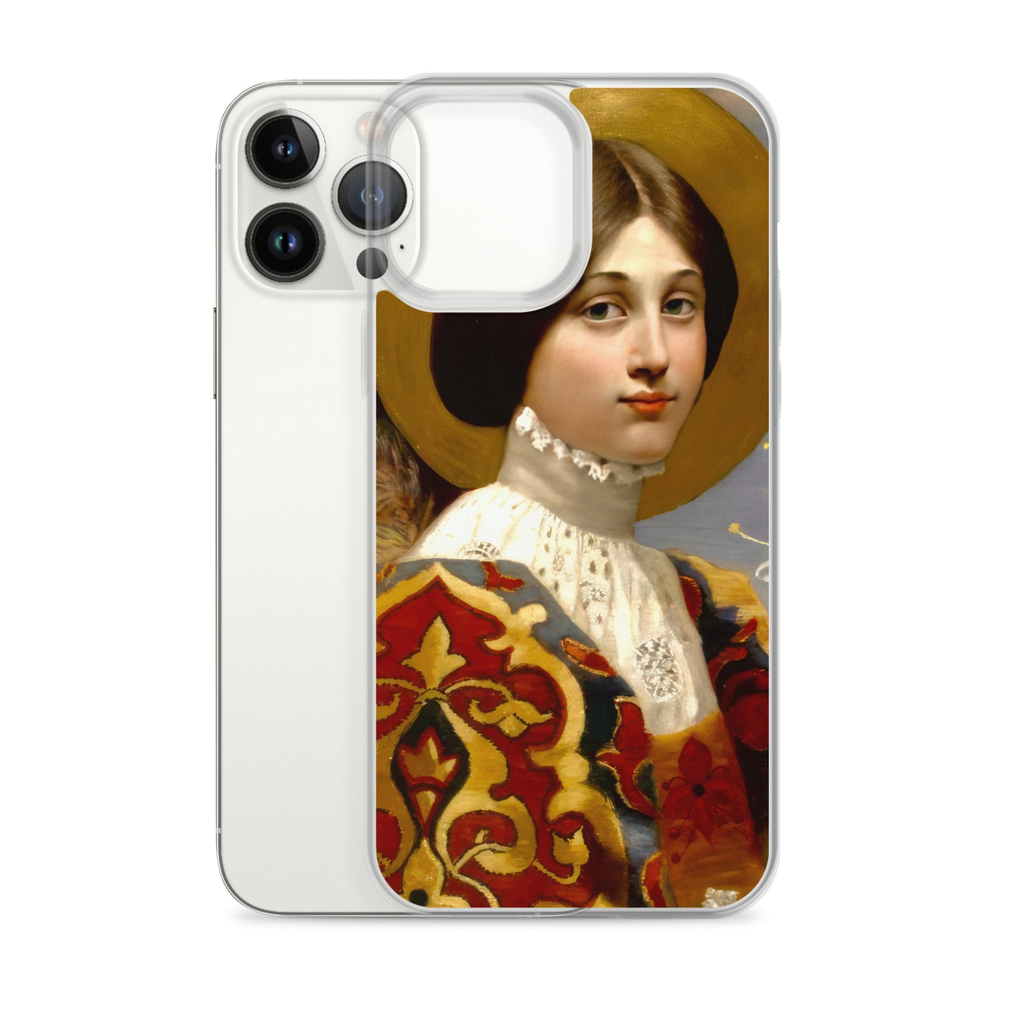 Angel Gabriel of Annunciation by Eleanor Fortescue-Brickdale [Clear Case for iPhone]