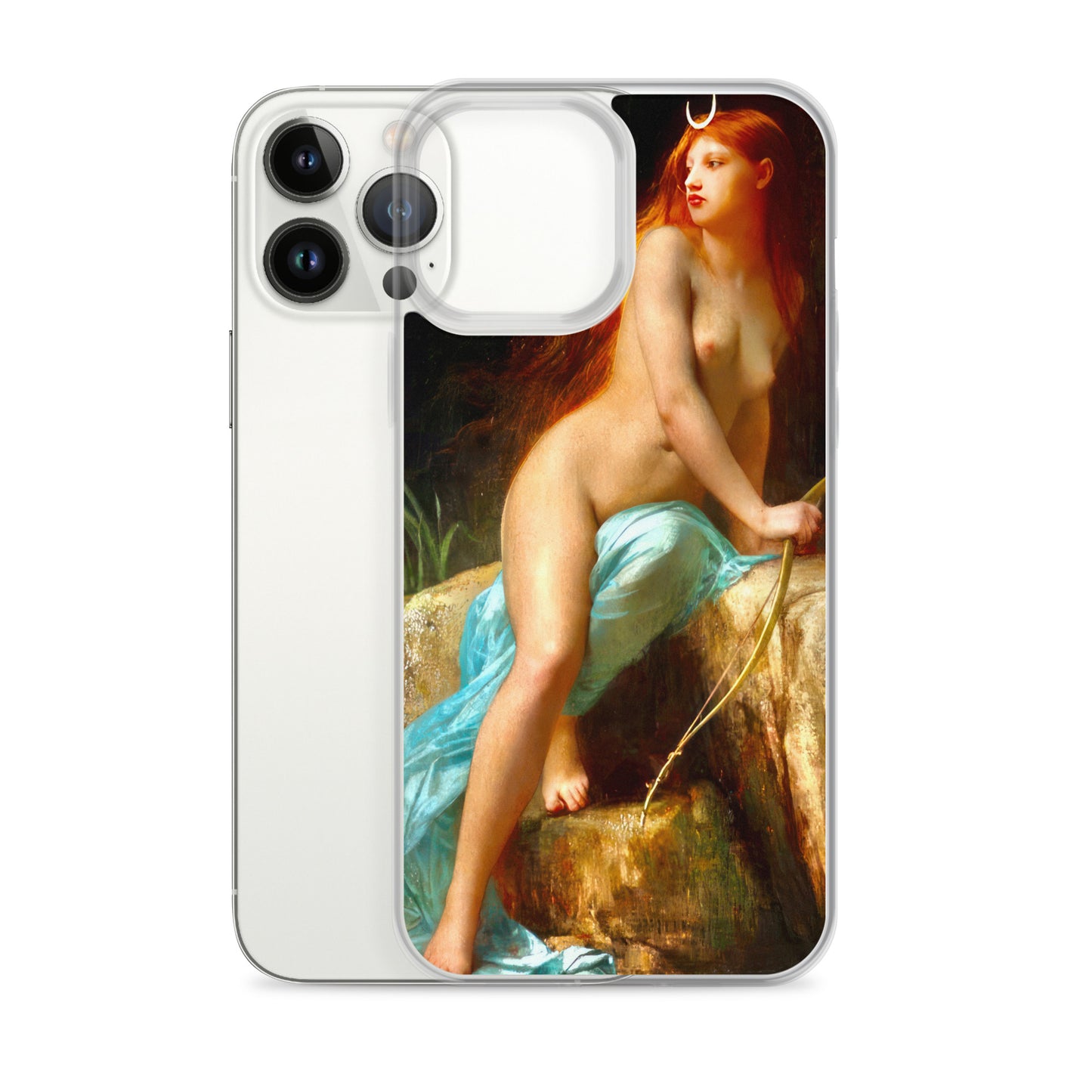 Diana Goddess of the Hunt by Jules Lefebvre [Clear Case for iPhone]