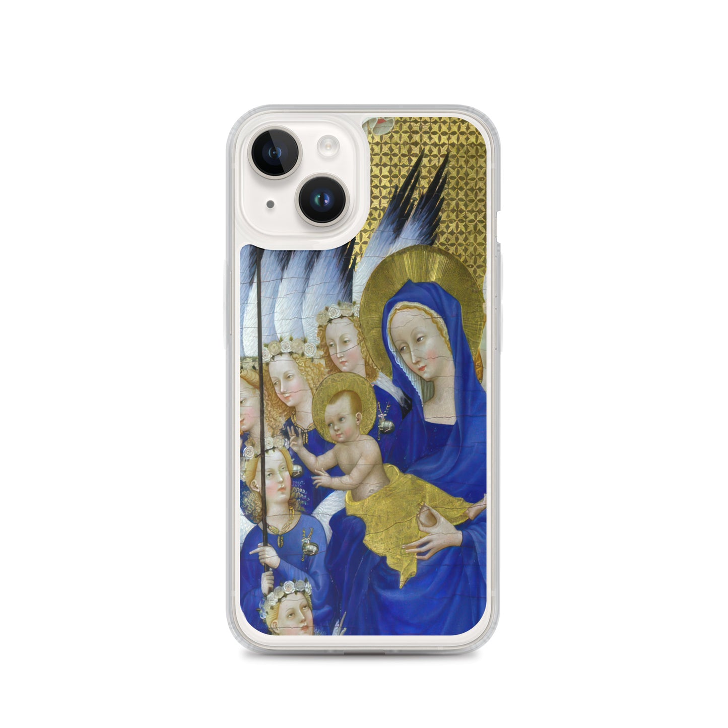 Virgin and Child with Angels by Wilton Diptych [Clear Case for iPhone]