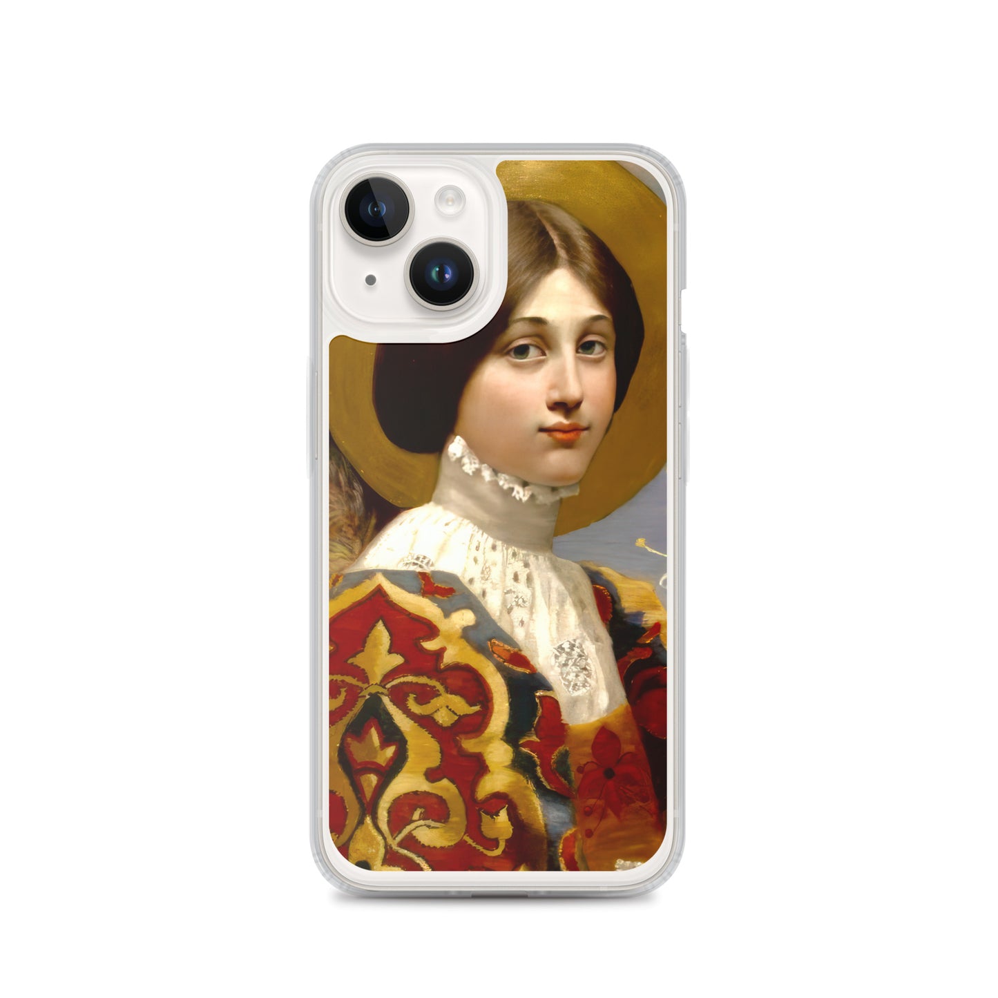 Angel Gabriel of Annunciation by Eleanor Fortescue-Brickdale [Clear Case for iPhone]