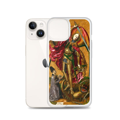 Saint Michael Triumphs over the Devil by Bartolome Bermejo [Clear Case for iPhone]