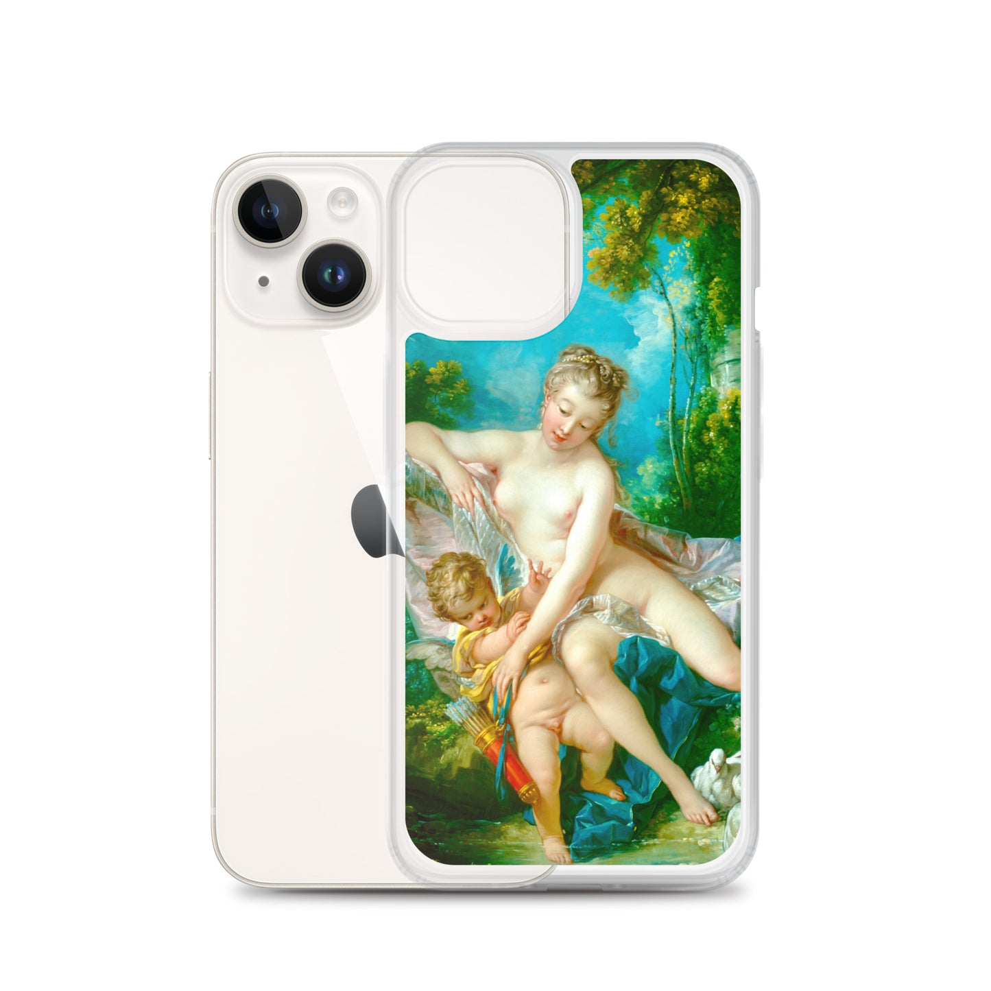 The Bath of Venus by François Boucher {Clear Case for iPhone}