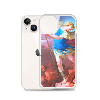 St. Michael by Artist Luca Giordano [Clear Case for iPhone]