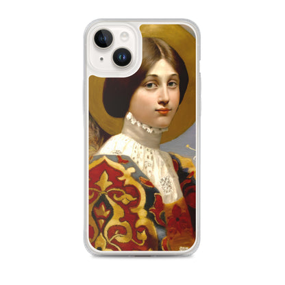 Angel Gabriel of Annunciation by Eleanor Fortescue-Brickdale [Clear Case for iPhone]