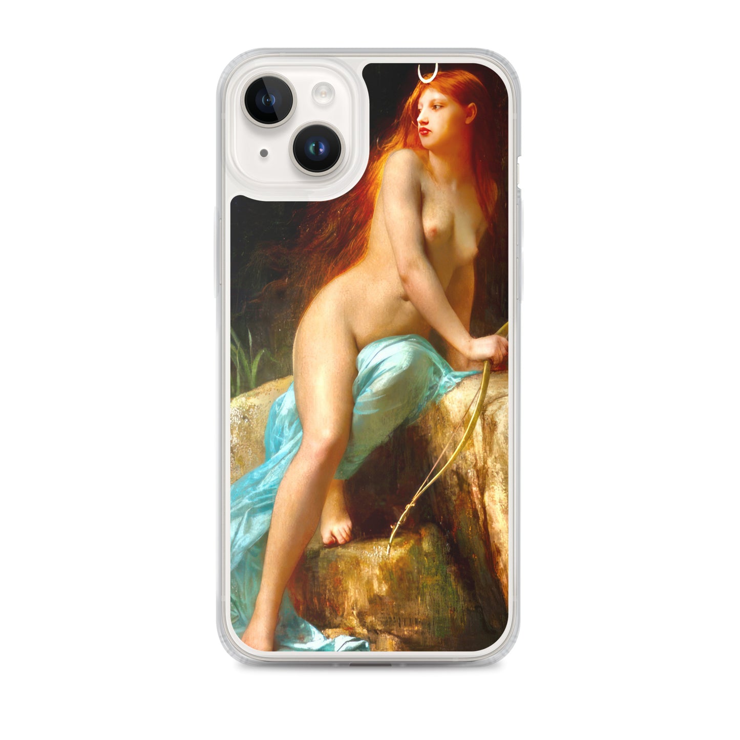 Diana Goddess of the Hunt by Jules Lefebvre [Clear Case for iPhone]