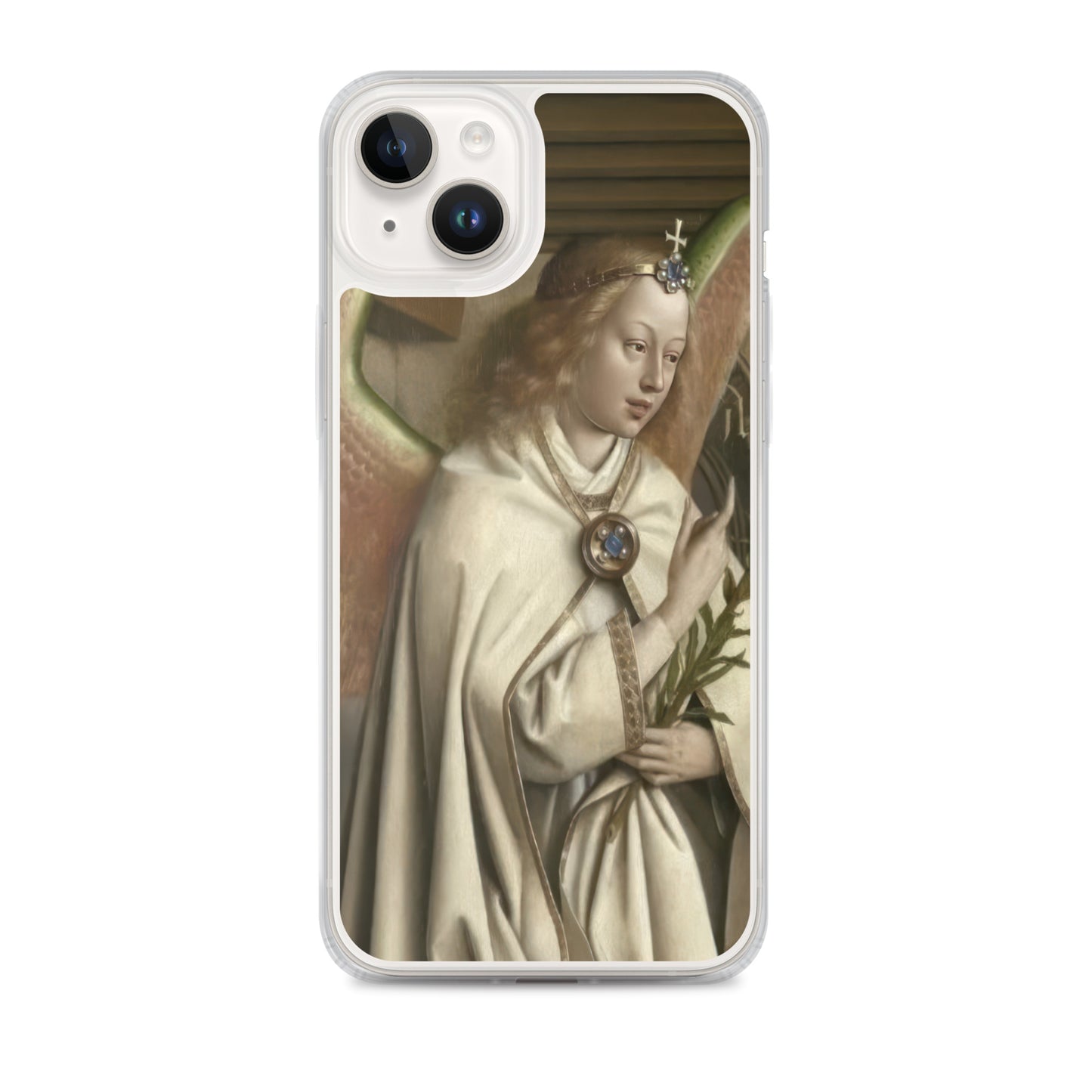 Archangel Gabriel passes the Message to Maria by Jan Van Eyck [Clear Case for iPhone]