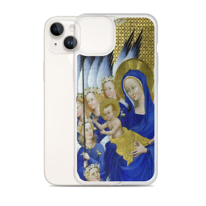 Virgin and Child with Angels by Wilton Diptych [Clear Case for iPhone]