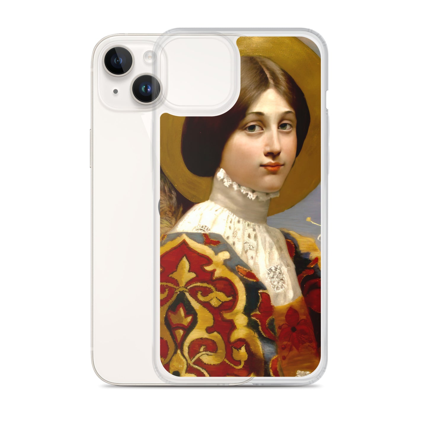 Angel Gabriel of Annunciation by Eleanor Fortescue-Brickdale [Clear Case for iPhone]