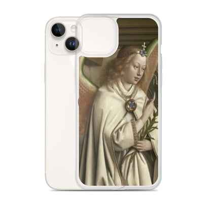 Archangel Gabriel passes the Message to Maria by Jan Van Eyck [Clear Case for iPhone]