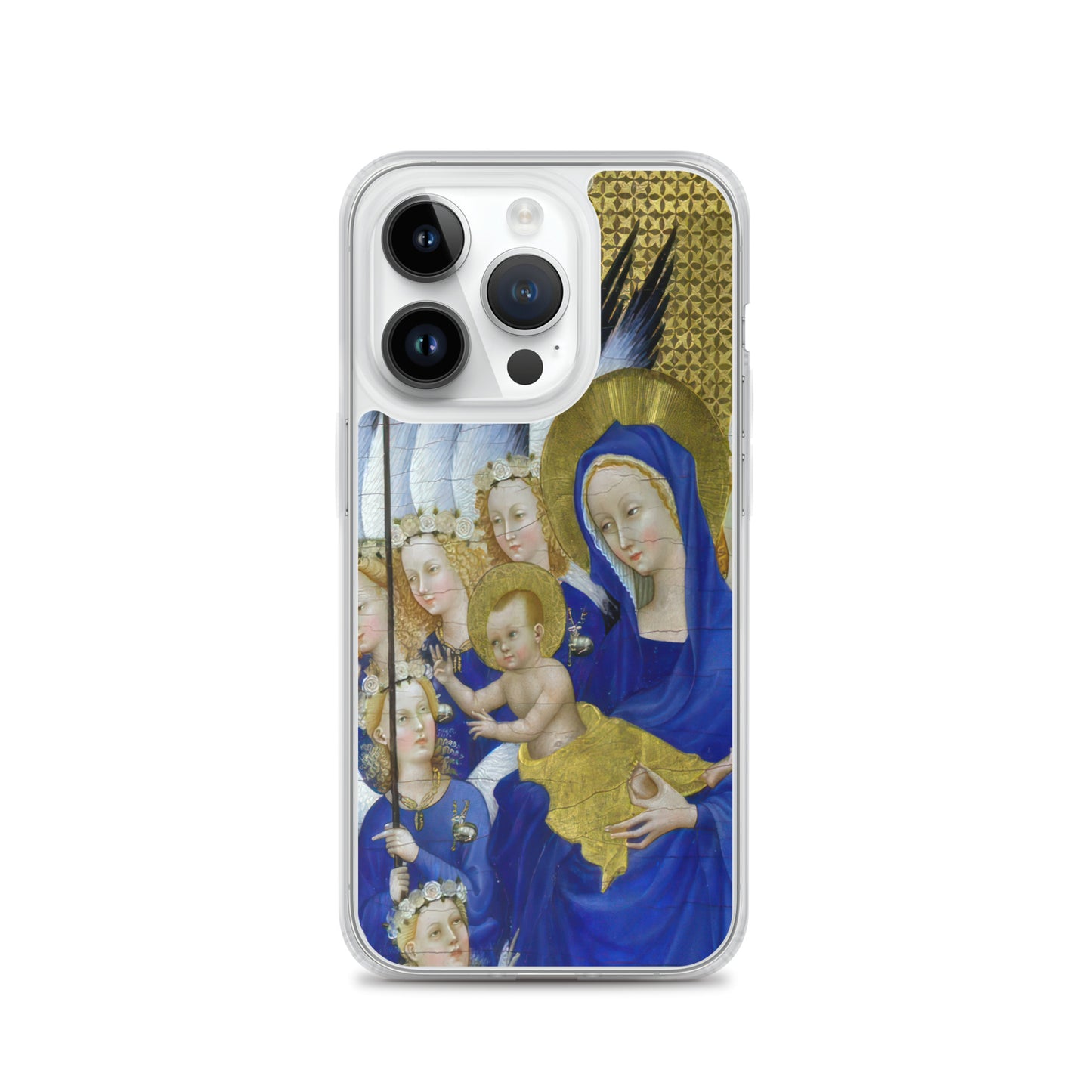 Virgin and Child with Angels by Wilton Diptych [Clear Case for iPhone]