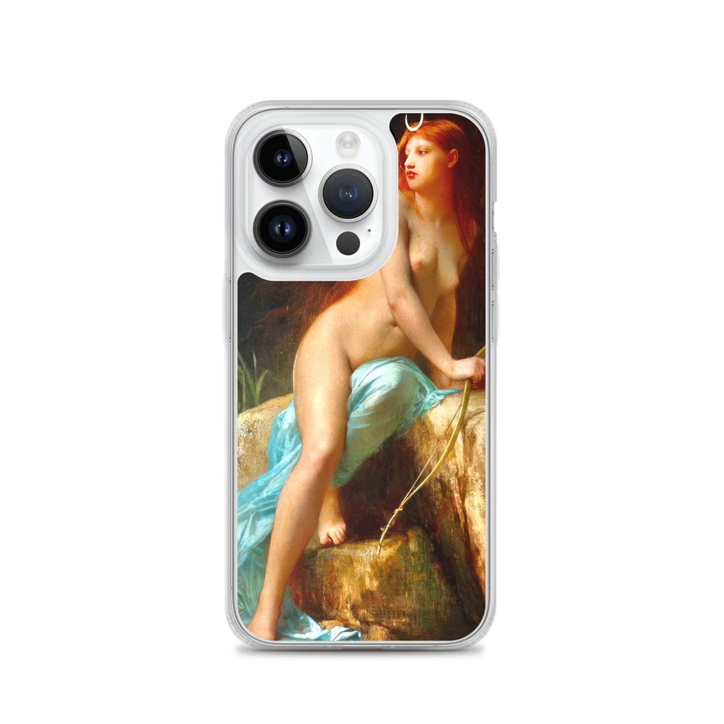 Diana Goddess of the Hunt by Jules Lefebvre [Clear Case for iPhone]