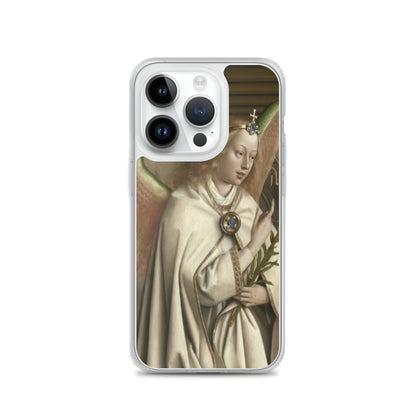 Archangel Gabriel passes the Message to Maria by Jan Van Eyck [Clear Case for iPhone]