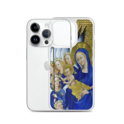 Virgin and Child with Angels by Wilton Diptych [Clear Case for iPhone]