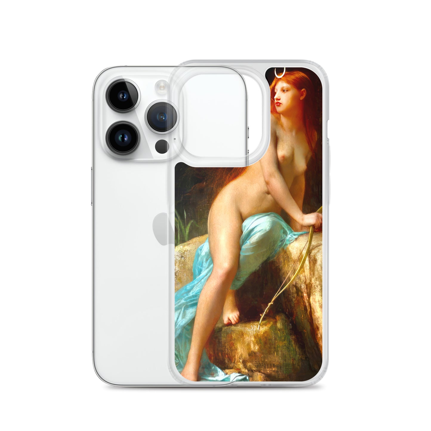 Diana Goddess of the Hunt by Jules Lefebvre [Clear Case for iPhone]