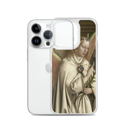 Archangel Gabriel passes the Message to Maria by Jan Van Eyck [Clear Case for iPhone]