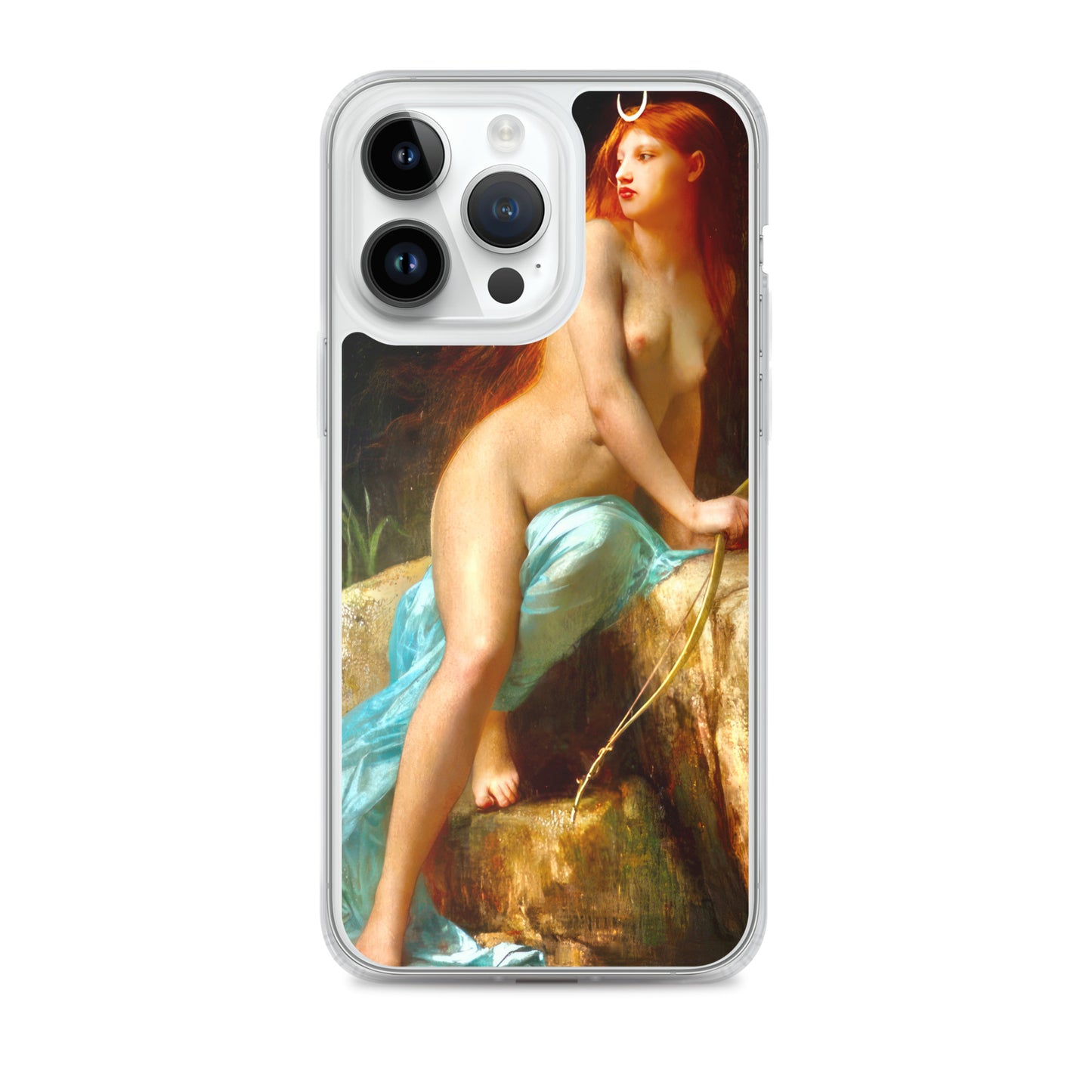 Diana Goddess of the Hunt by Jules Lefebvre [Clear Case for iPhone]