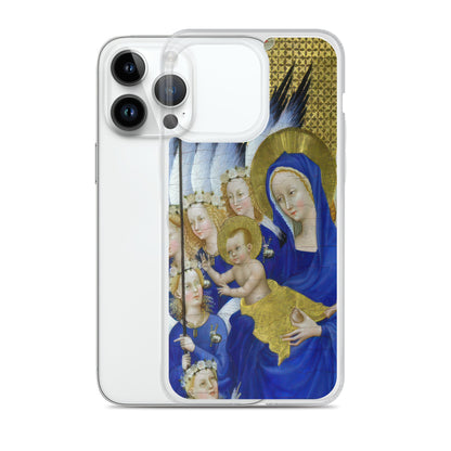 Virgin and Child with Angels by Wilton Diptych [Clear Case for iPhone]