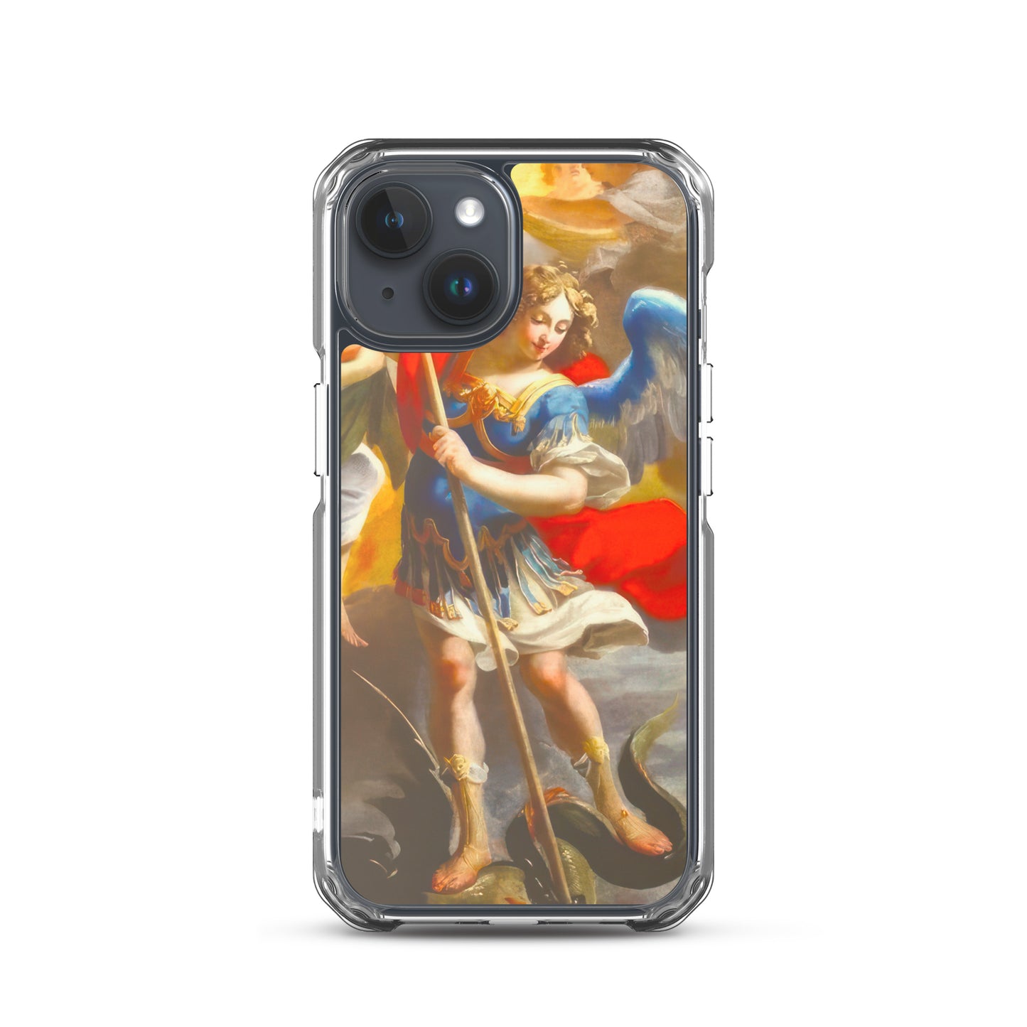 The Archangel Michael Slaying The Dragon By Simon Vouet [Clear Case for iPhone]