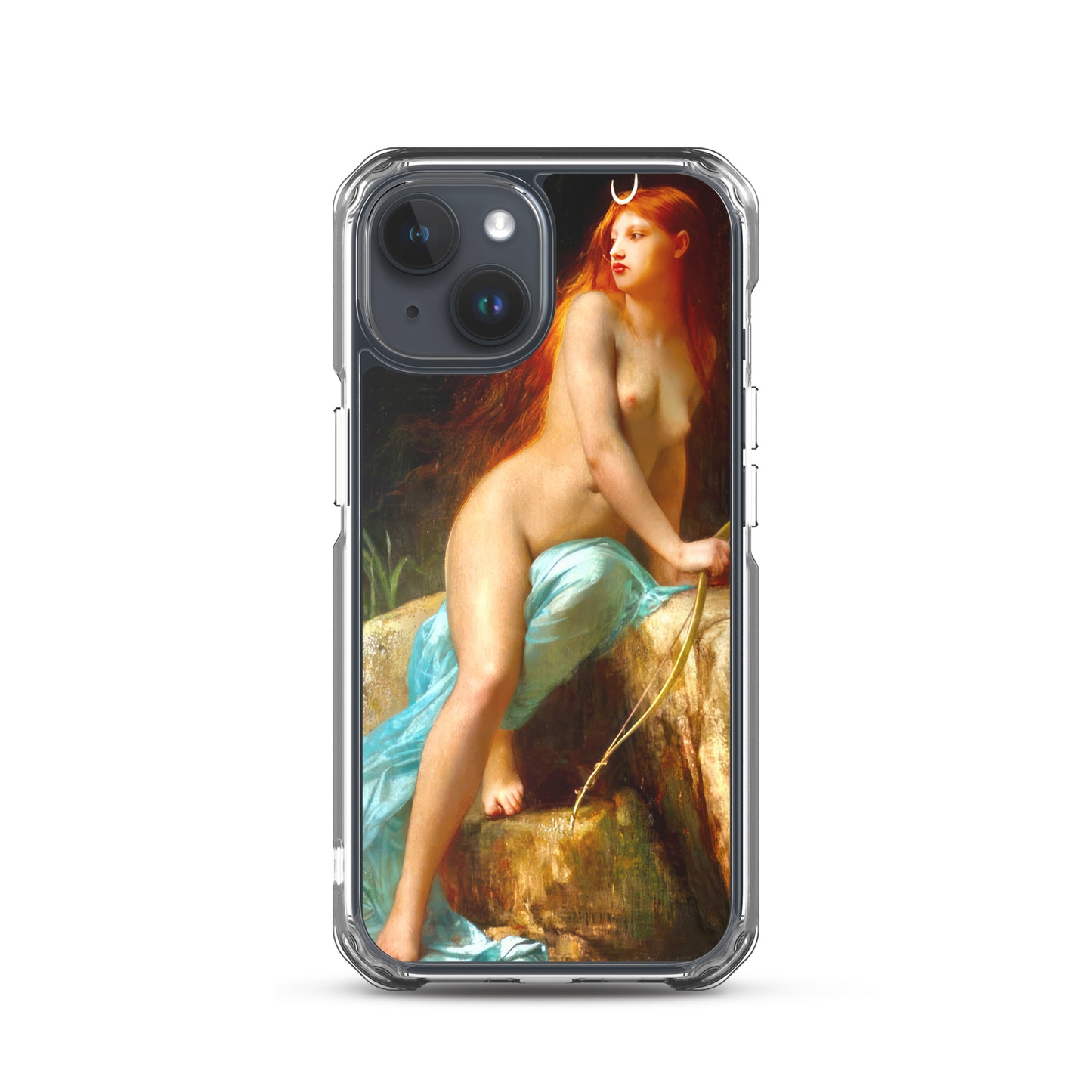 Diana Goddess of the Hunt by Jules Lefebvre [Clear Case for iPhone]