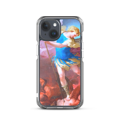 St. Michael by Artist Luca Giordano [Clear Case for iPhone]