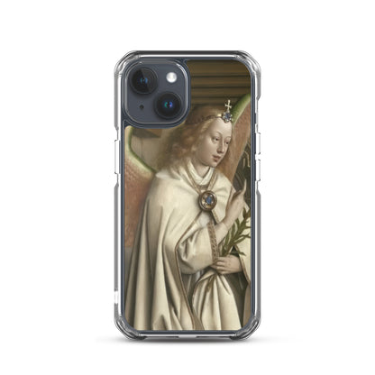 Archangel Gabriel passes the Message to Maria by Jan Van Eyck [Clear Case for iPhone]