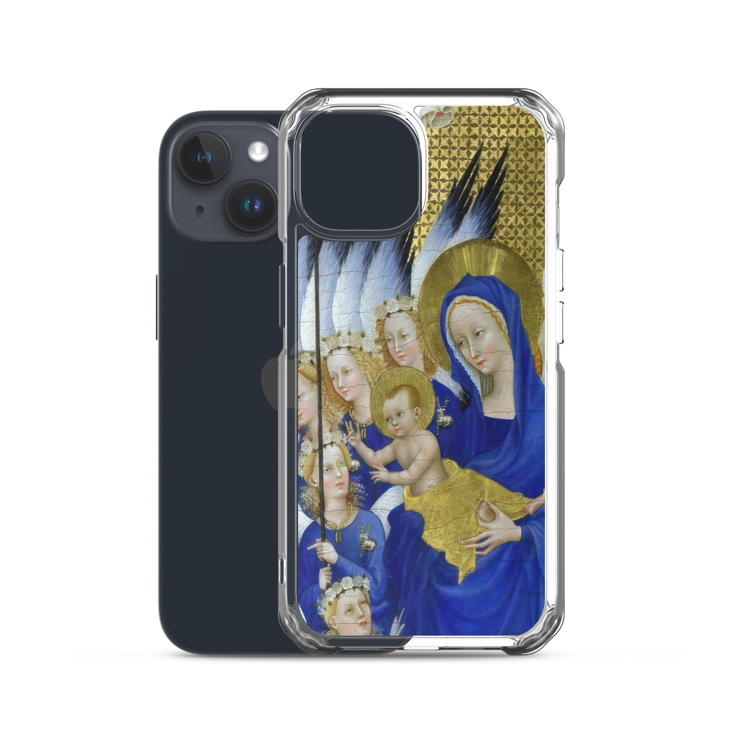 Virgin and Child with Angels by Wilton Diptych [Clear Case for iPhone]