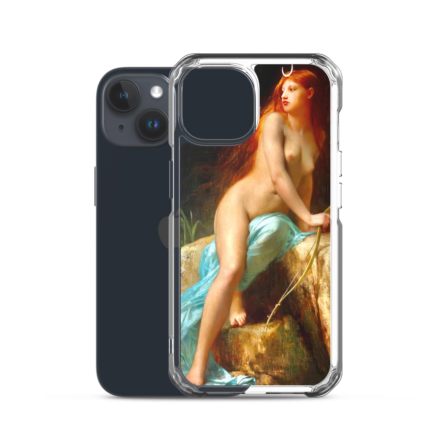 Diana Goddess of the Hunt by Jules Lefebvre [Clear Case for iPhone]