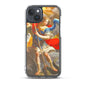 The Archangel Michael Slaying The Dragon By Simon Vouet [Clear Case for iPhone]