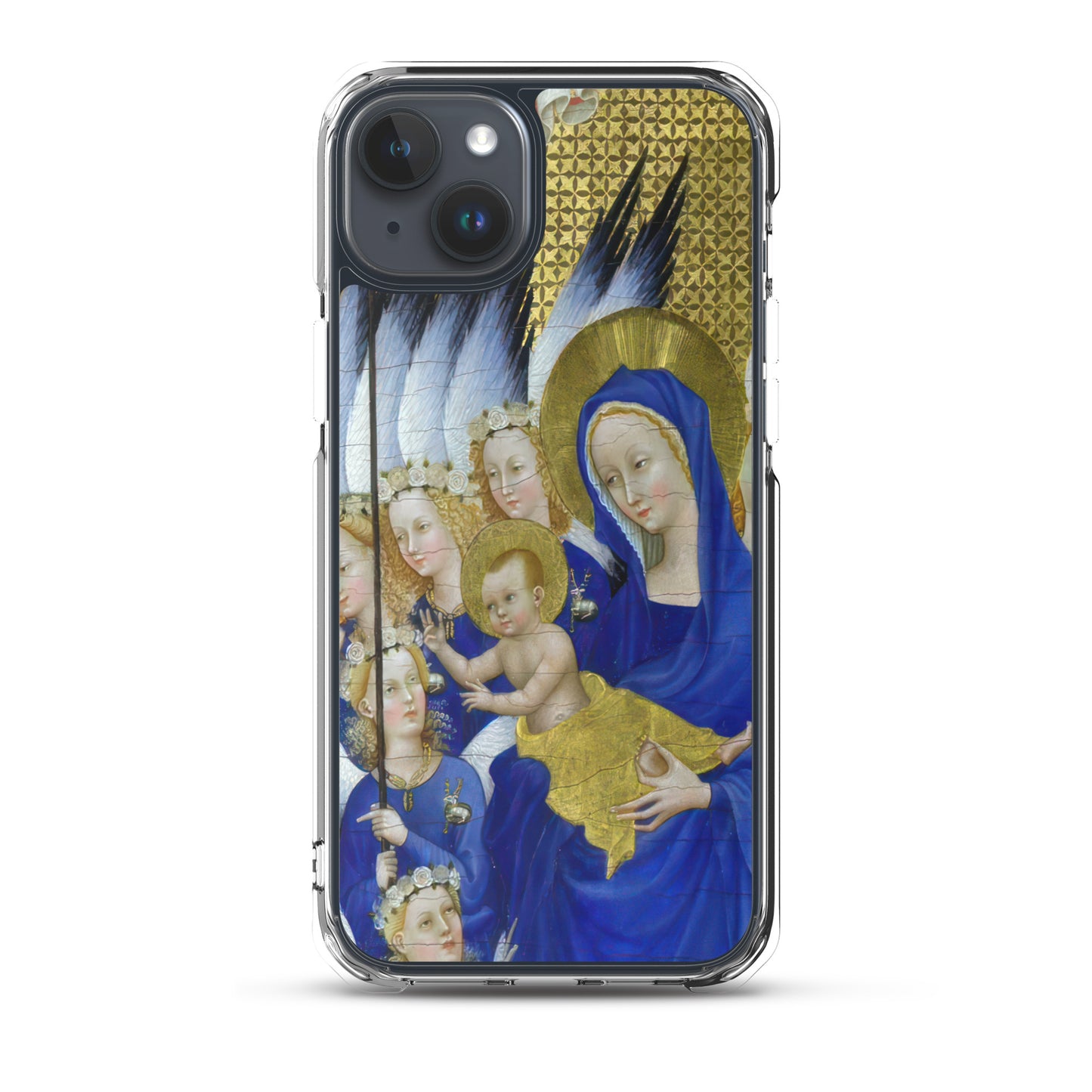 Virgin and Child with Angels by Wilton Diptych [Clear Case for iPhone]