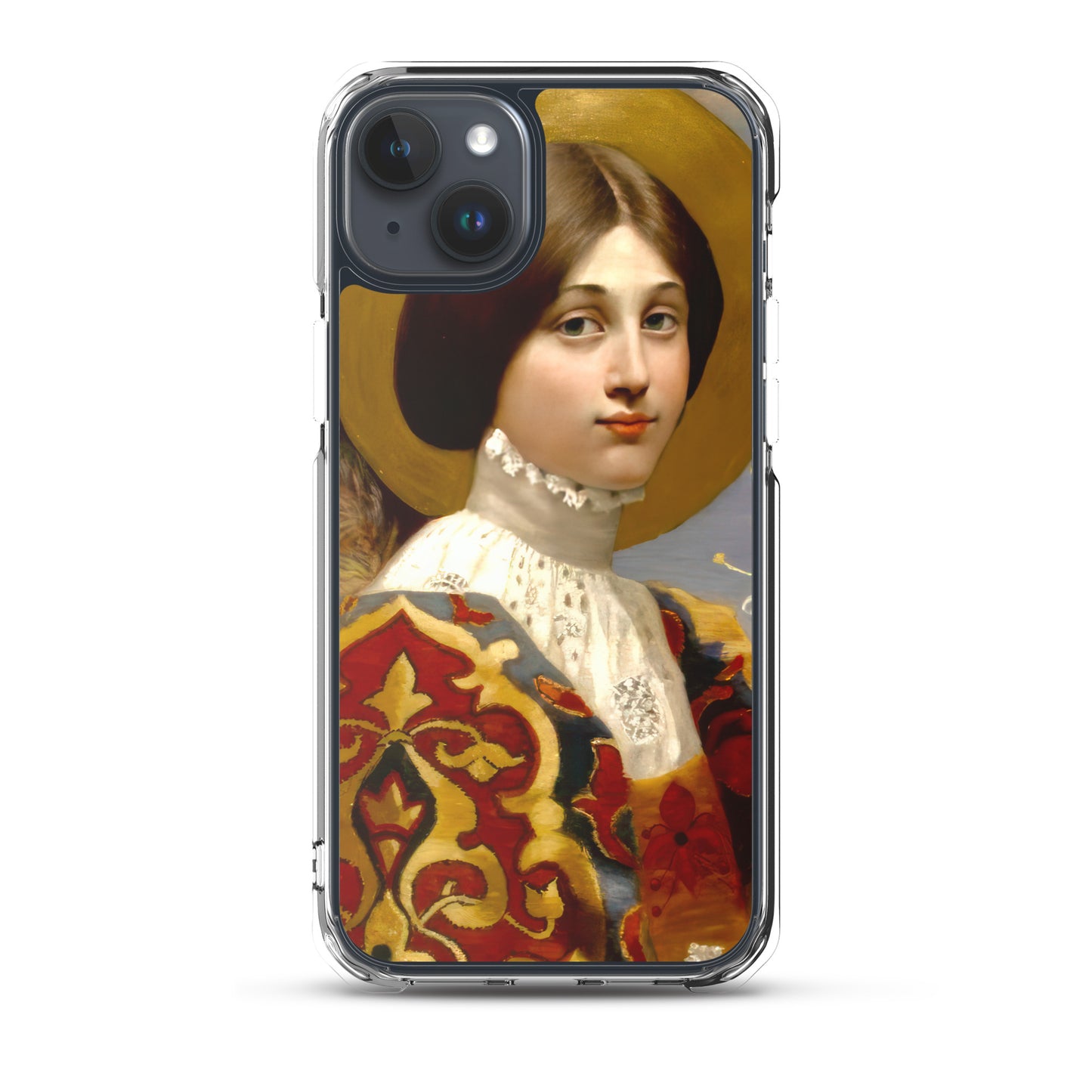 Angel Gabriel of Annunciation by Eleanor Fortescue-Brickdale [Clear Case for iPhone]