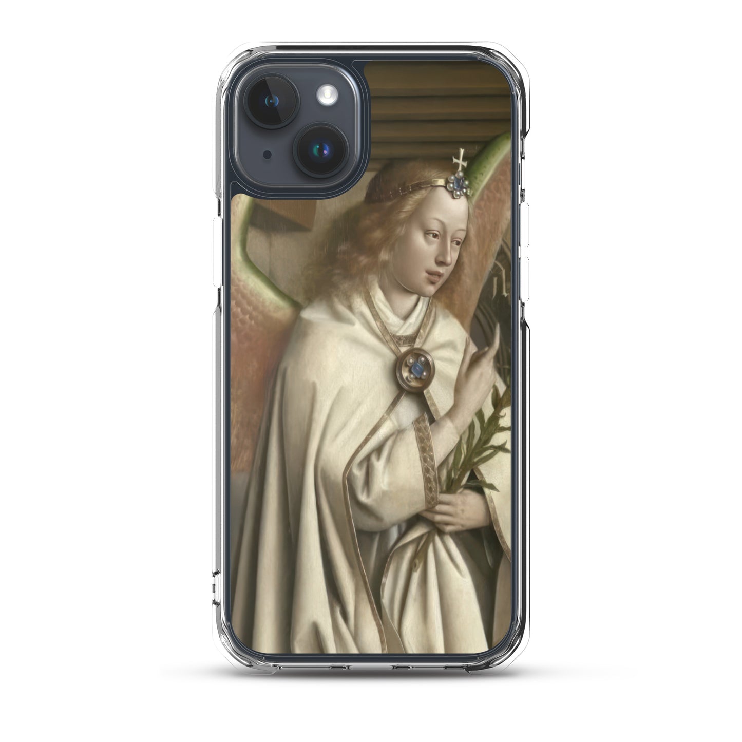 Archangel Gabriel passes the Message to Maria by Jan Van Eyck [Clear Case for iPhone]