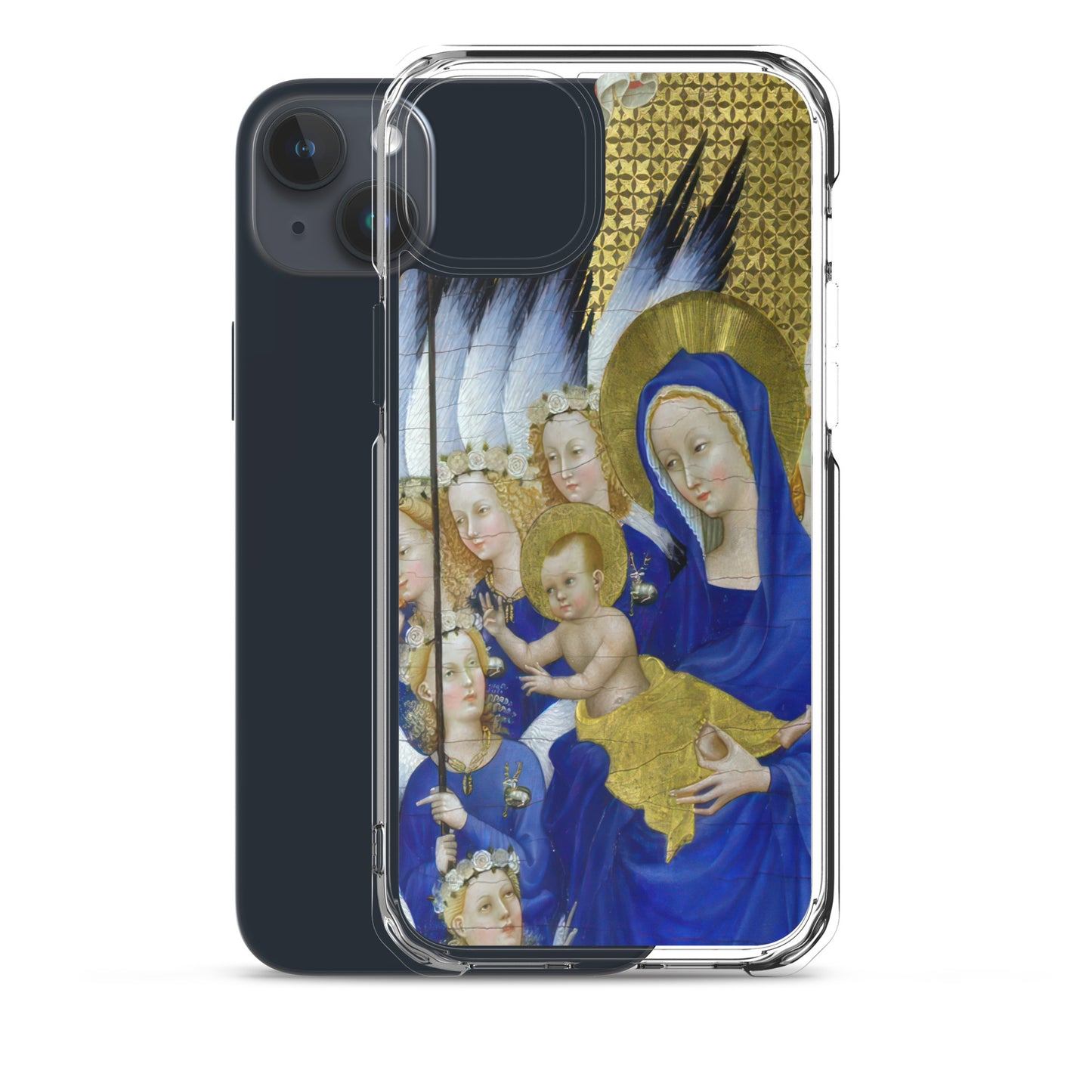 Virgin and Child with Angels by Wilton Diptych [Clear Case for iPhone]