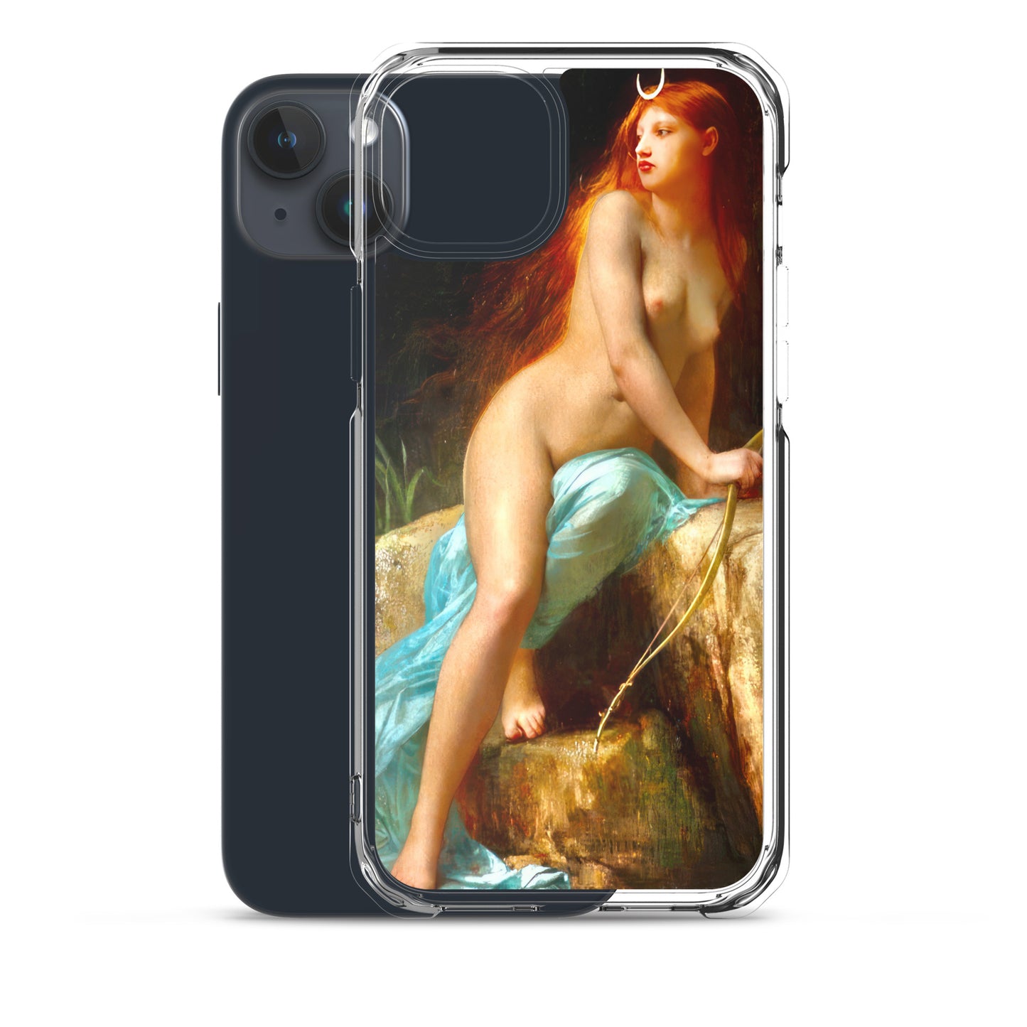 Diana Goddess of the Hunt by Jules Lefebvre [Clear Case for iPhone]